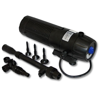 Pompe de bassin 1000 l/h avec fontaine et filtre UV