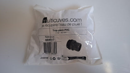 Trop-plein PVC 32/40 mm