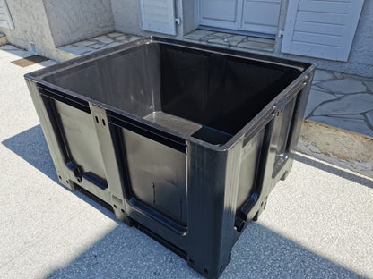 Caisse étanche PEHD recyclé Noir 610L