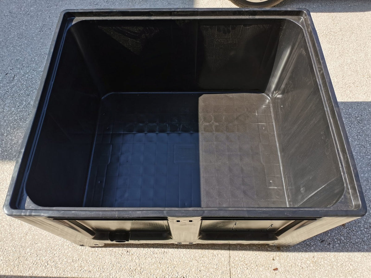 Caisse étanche PEHD recyclé Noir 610L