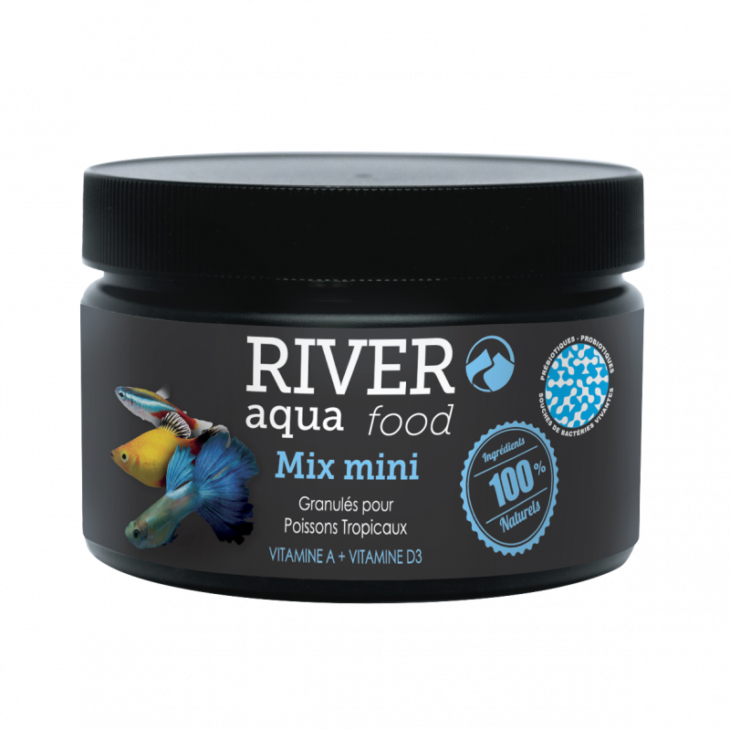 Granule pour poisson Mix mini 250ml - Aquapouss